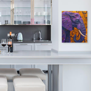 Purple Elephant - Luxury Wall Art