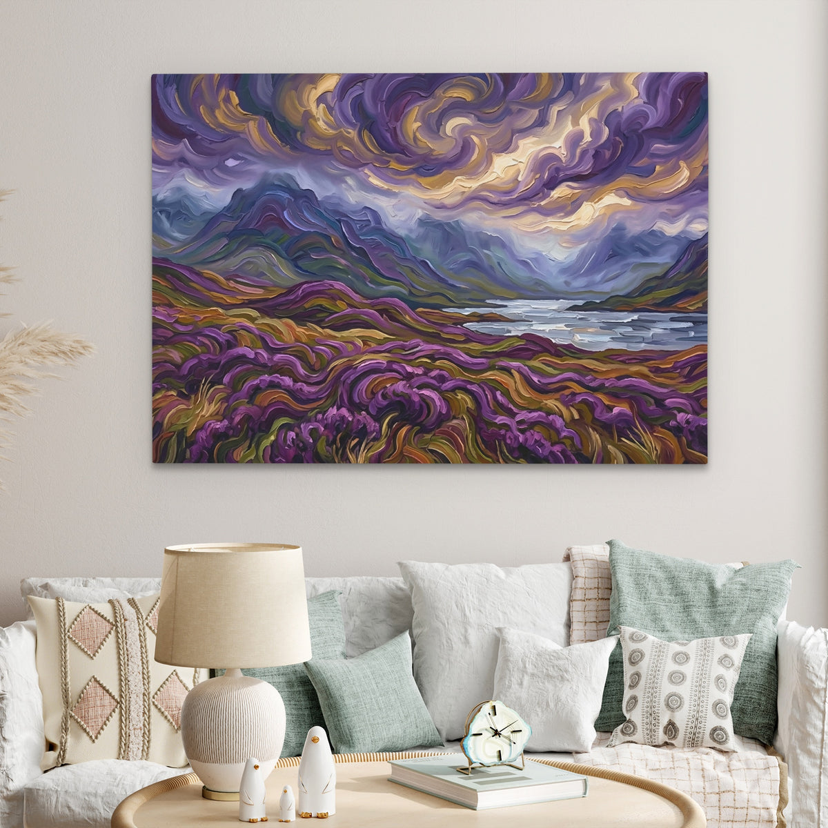 Purple Flower Valley — Purple Flower Valley Clock Bed land 13