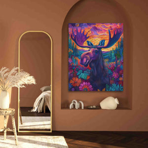 Purple Moose - Luxury Wall Art