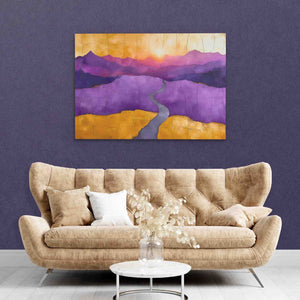 Purple Valley - Luxury Wall Art