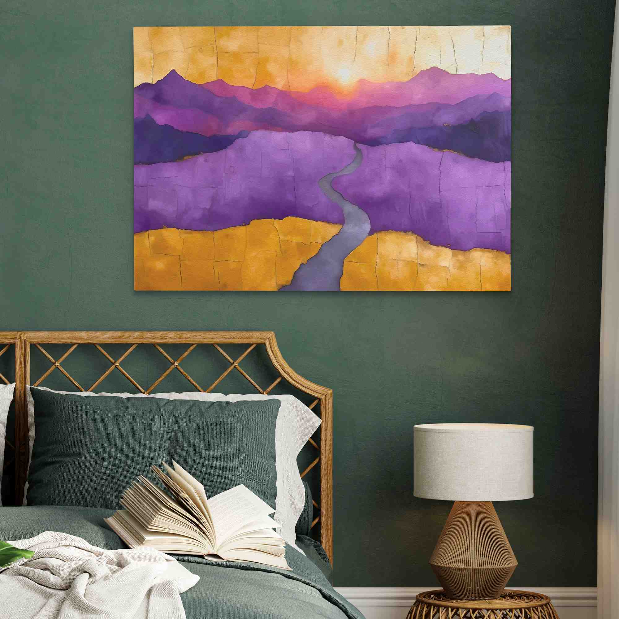 Purple Valley - Luxury Wall Art