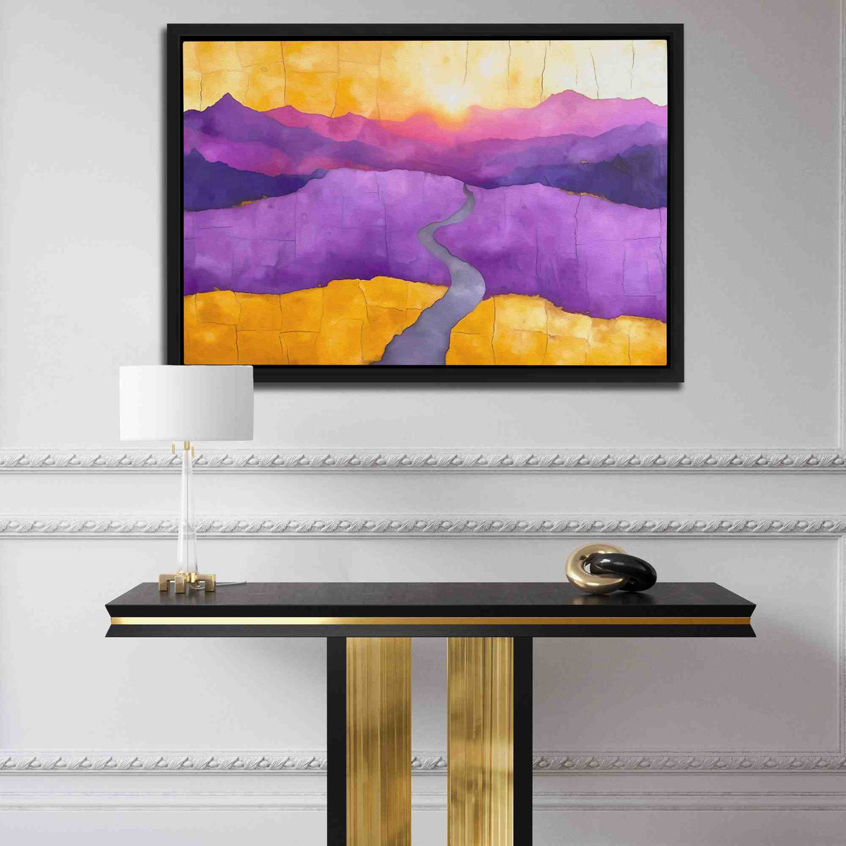 Purple Valley - Luxury Wall Art