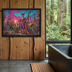 Purple Wizard Port — Purple Wizard Port Outdoor Bathroom Log Land 135