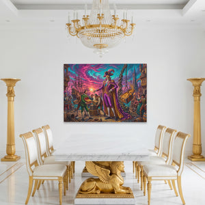 Purple Wizard Port — Purple Wizard Port Roman White Room Land 146