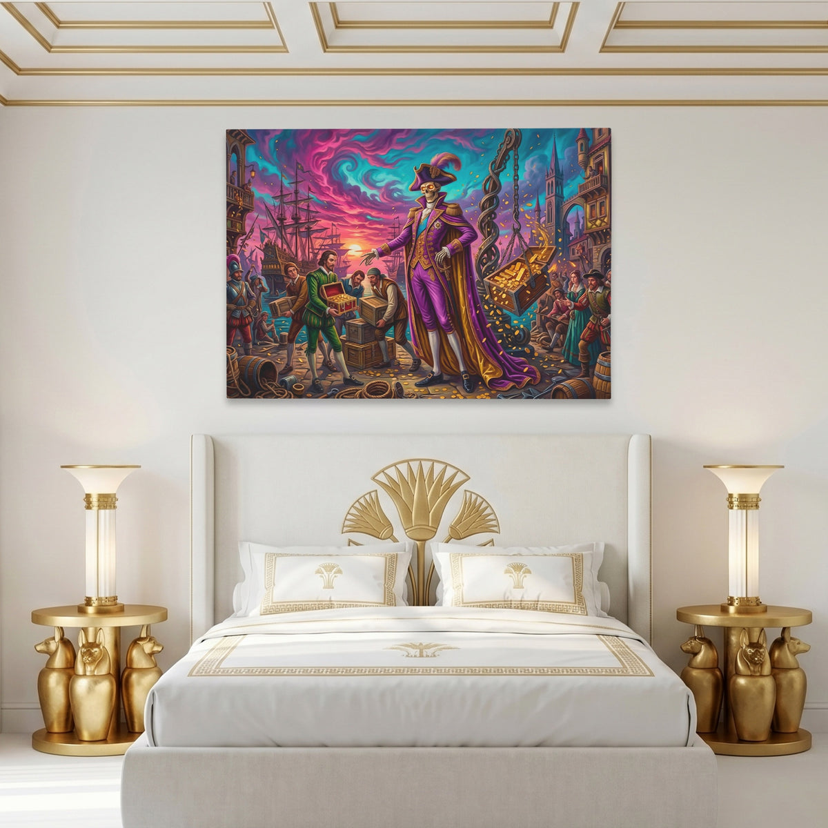 Purple Wizard Port — Purple Wizard Port Egyptian Isis Room Land 36