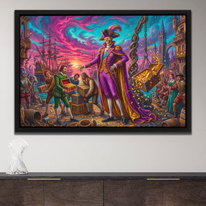 Purple Wizard Port — Purple Wizard Port Opulent Wall Closeup 124