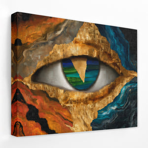 Pyramid Golden Eye — Pyramid Golden Eye Landscape   Side View   Mirror Wrap 92
