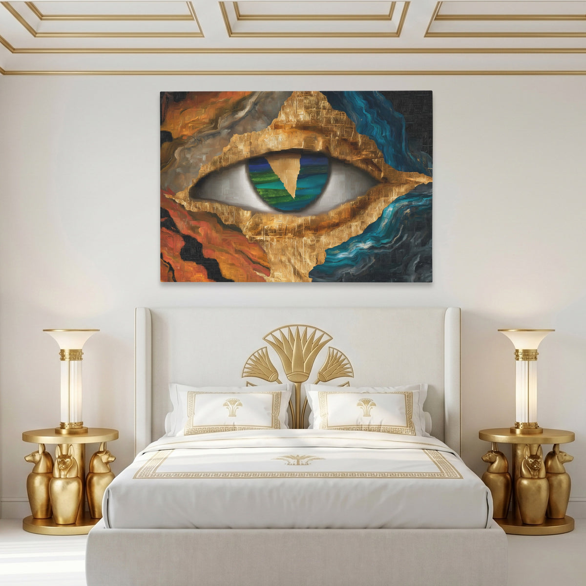 Pyramid Golden Eye — Pyramid Golden Eye Egyptian Isis Room Land 37