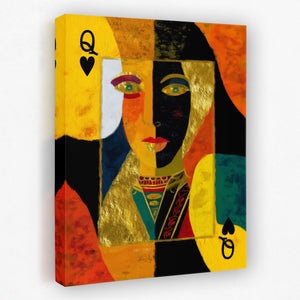 Queen's Spade Fragments - Luxury Wall Art