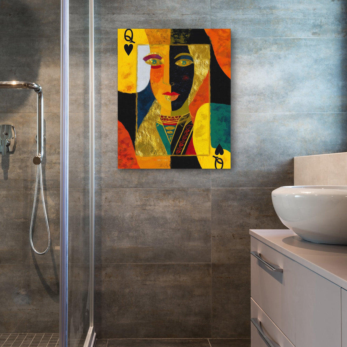 Queen's Spade Fragments - Luxury Wall Art