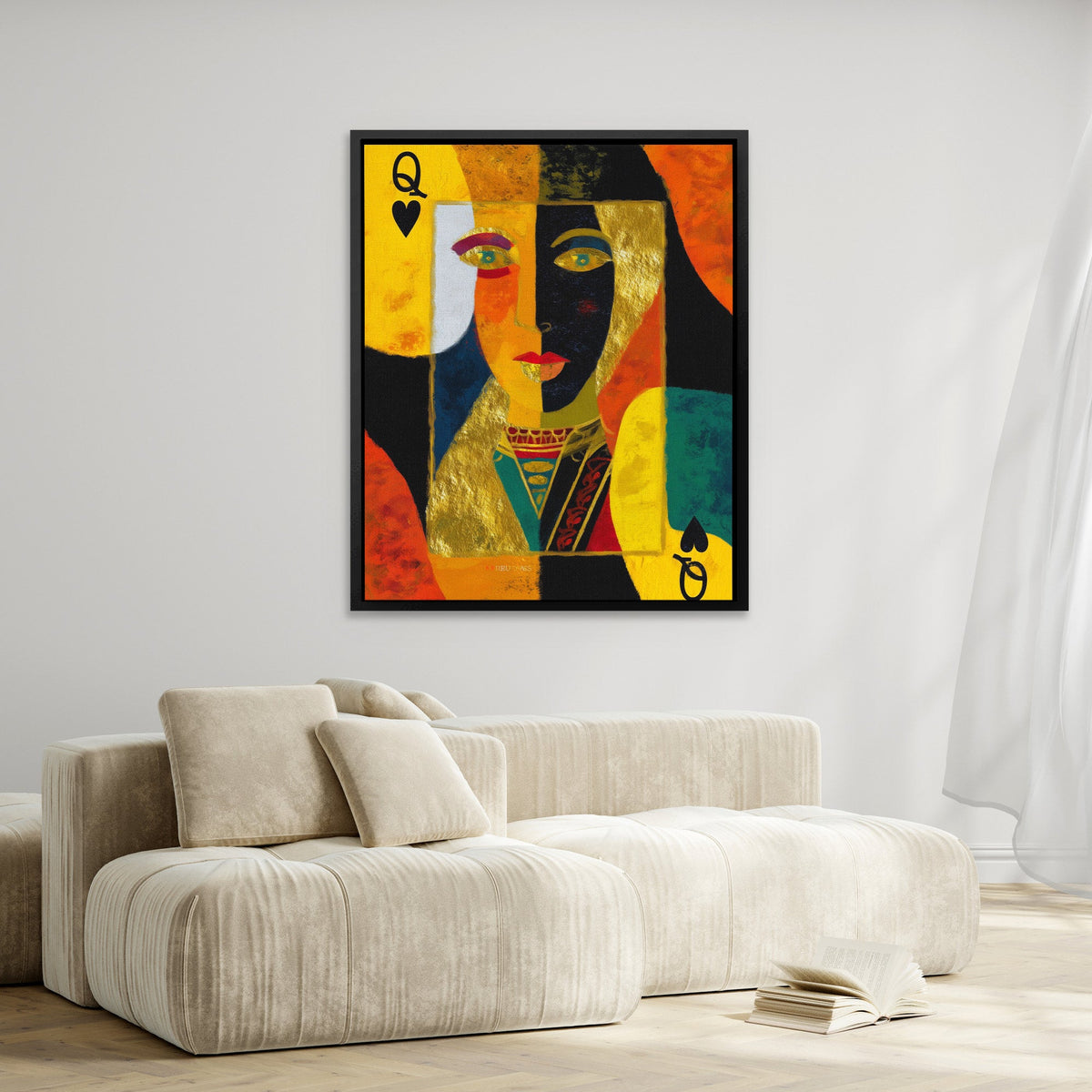 Queen's Spade Fragments - Luxury Wall Art