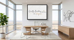 Quiet Empire Building — quiet empire building office space with furniture 1land framed black