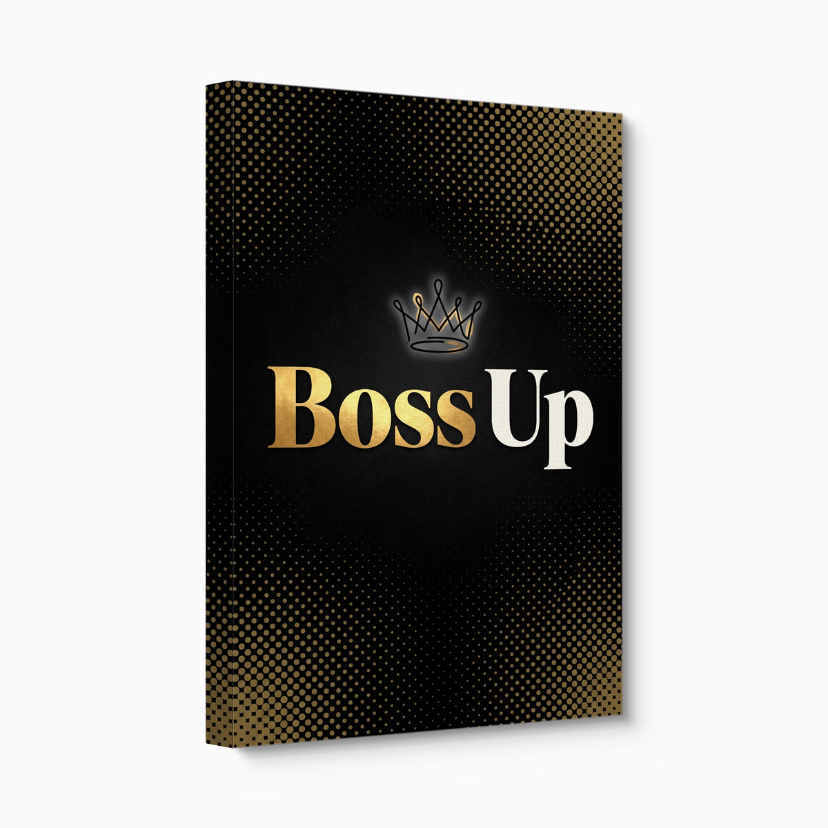 Quote Boss Up — quote boss up angled flush print