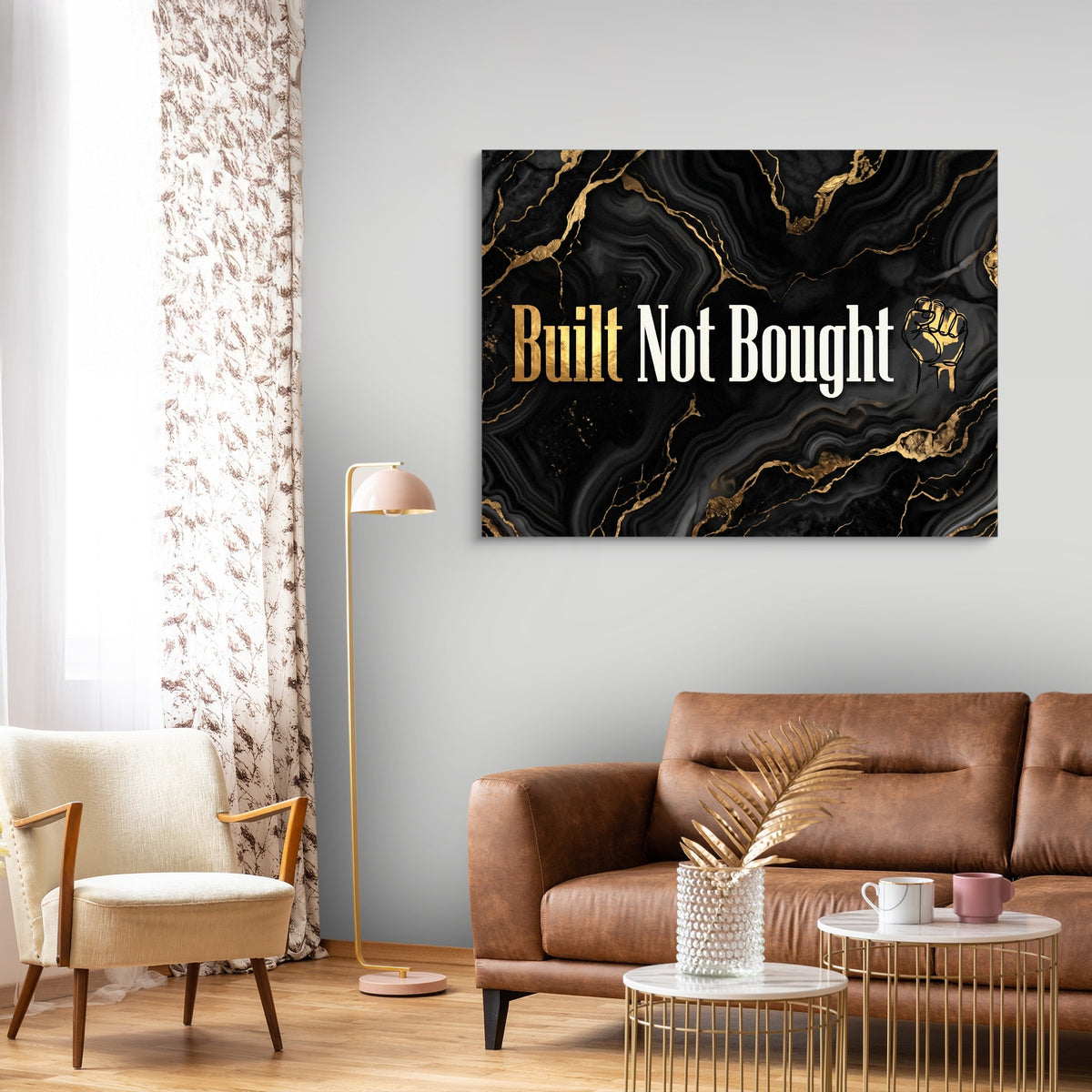 Quote Built Not Bought — quote built not bought sq curtains 1land flush print