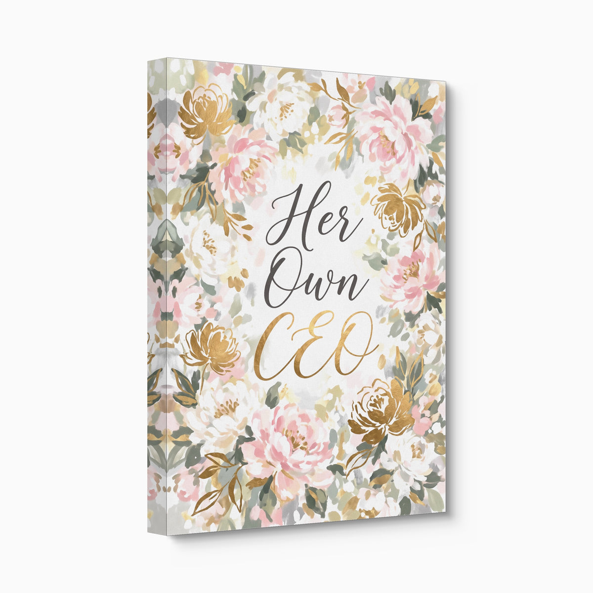 Quote Her Own CEO V2 — quote her own ceo v2 angled flush print