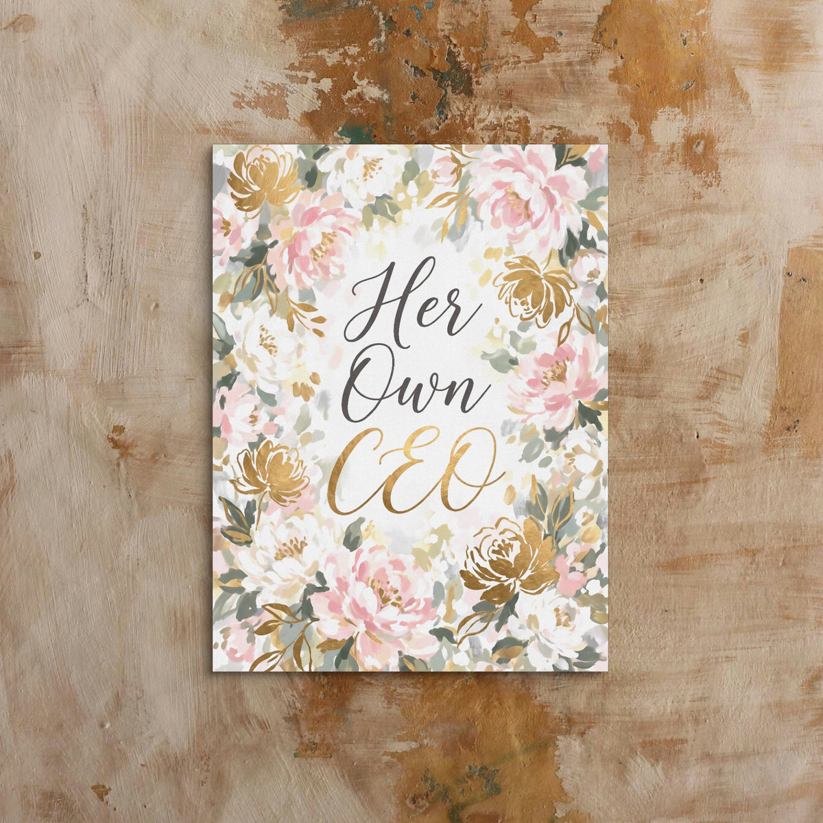 Quote Her Own CEO V2 — quote her own ceo v2 sq bed 1 clay beige 1port flush print