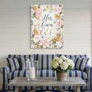 Quote Her Own CEO V2 — quote her own ceo v2 sq striped couch 1port flush print