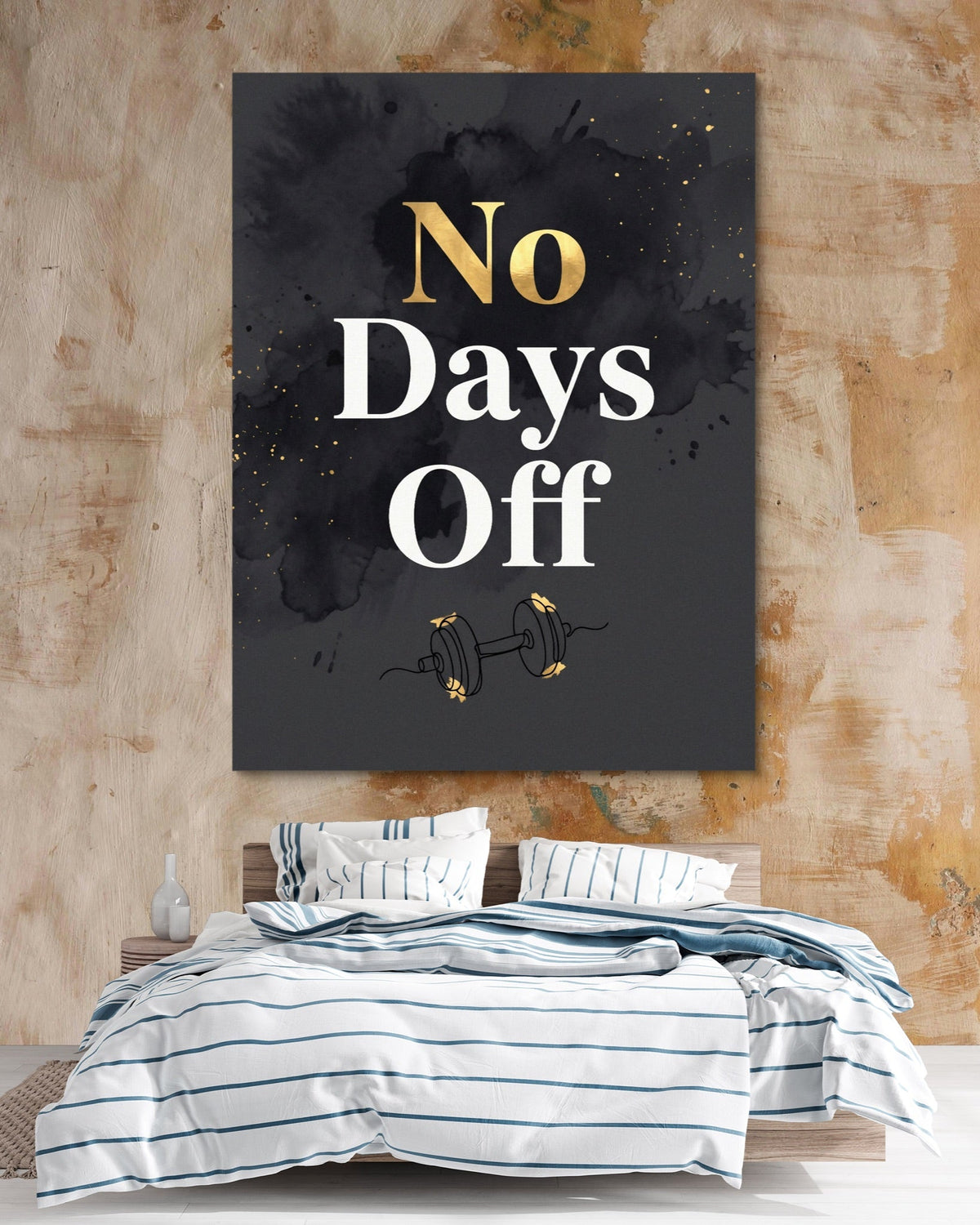 Quote No Days Off - Luxury Wall Art