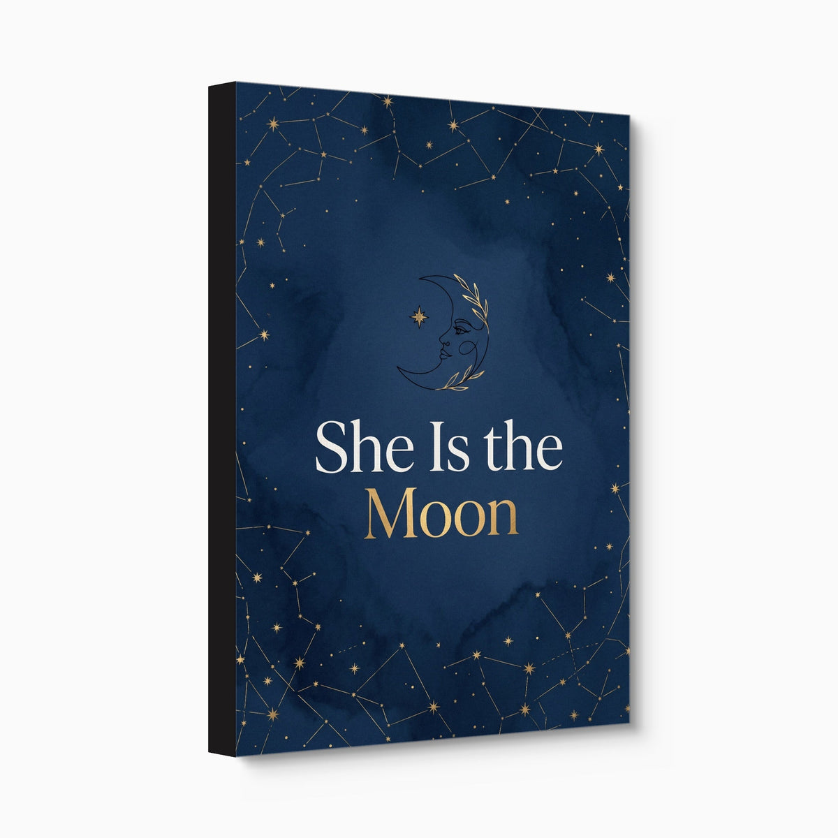 Quote She Is The Moon - Luxury Wall Art