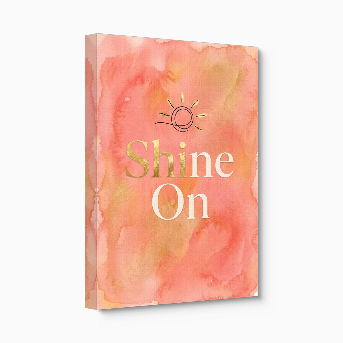 Quote Shine On - Luxury Wall Art