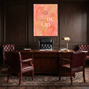 Quote Shine On — quote shine on sq law office 1port flush print