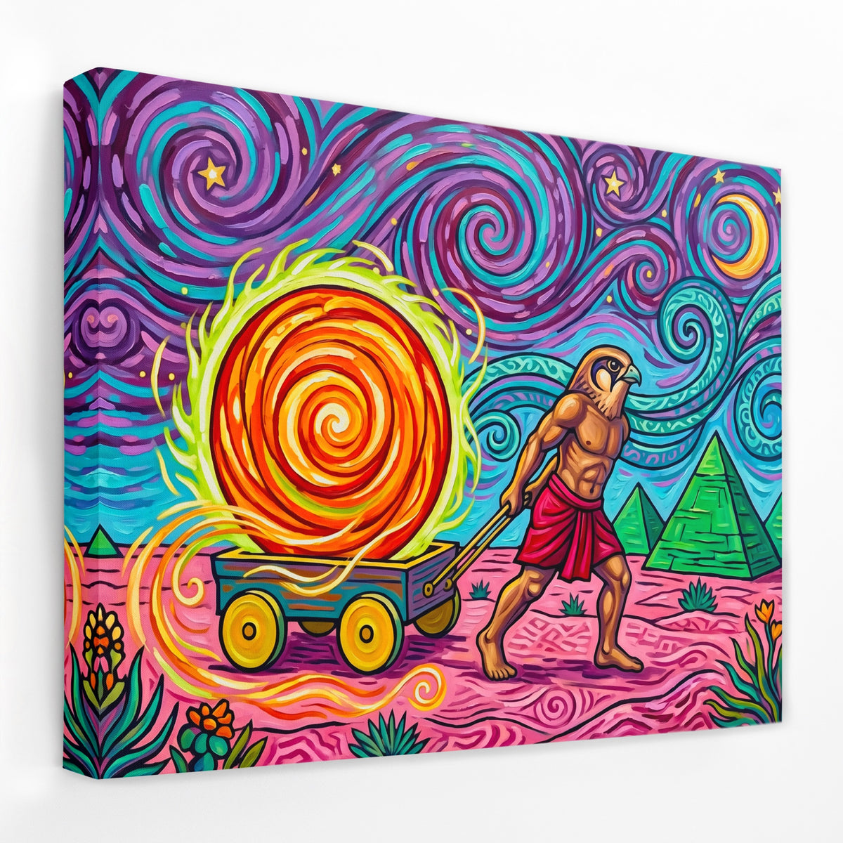 Ra Bringing Light — Ra Bringing Light Landscape   Side View   Mirror Wrap 162