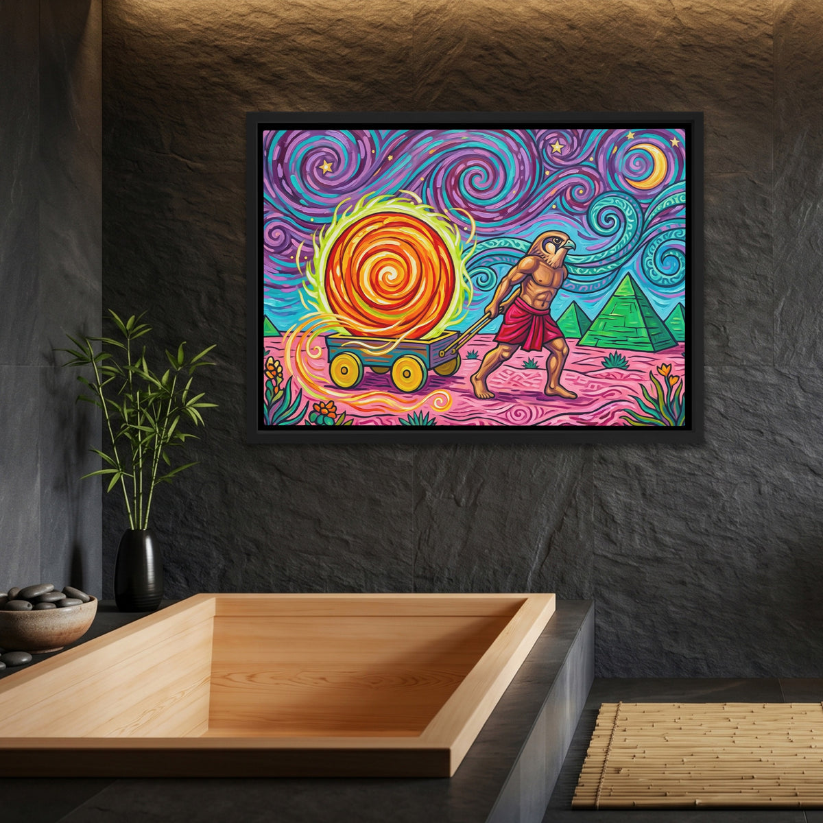 Ra Bringing Light — Ra Bringing Light Bamboo Bathroom Land 48