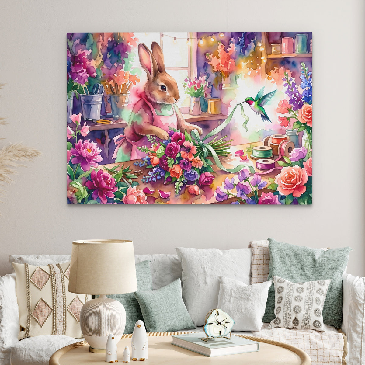 Rabbit Floral Studio — Rabbit Floral Studio Clock Bed land 16