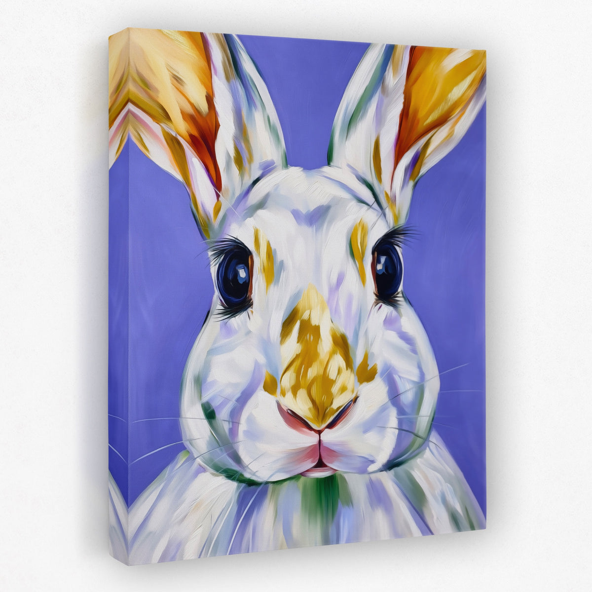 Rabbit Layered Abstraction — Rabbit Layered Abstraction Portrait   Side View   Mirror 181