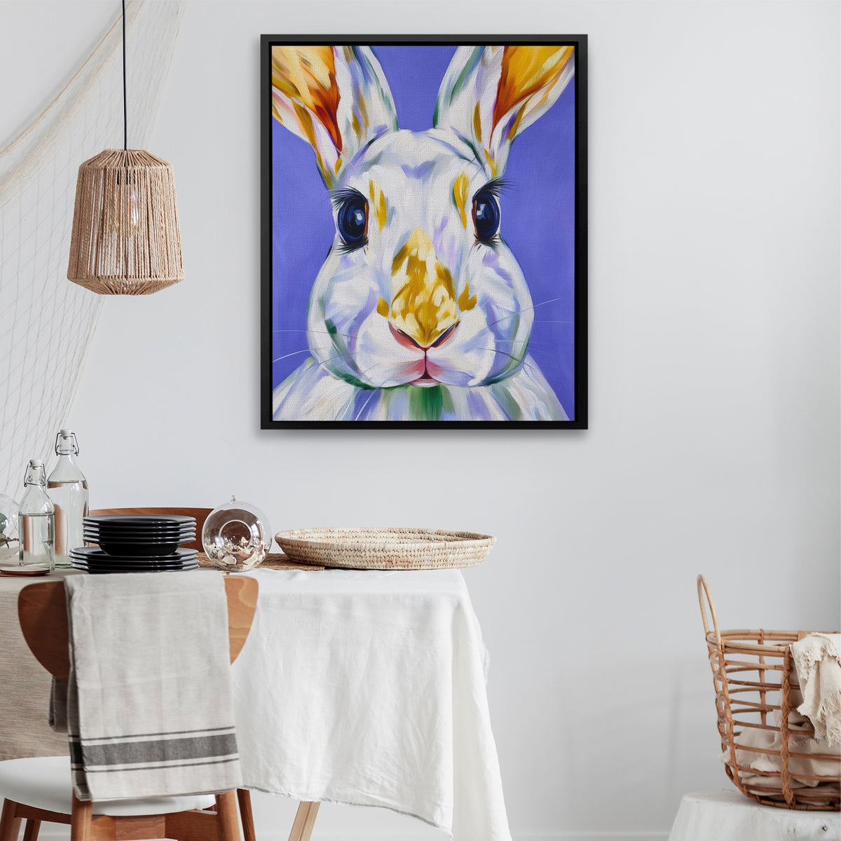 Rabbit Layered Abstraction — Rabbit Layered Abstraction Dining Room Table 34