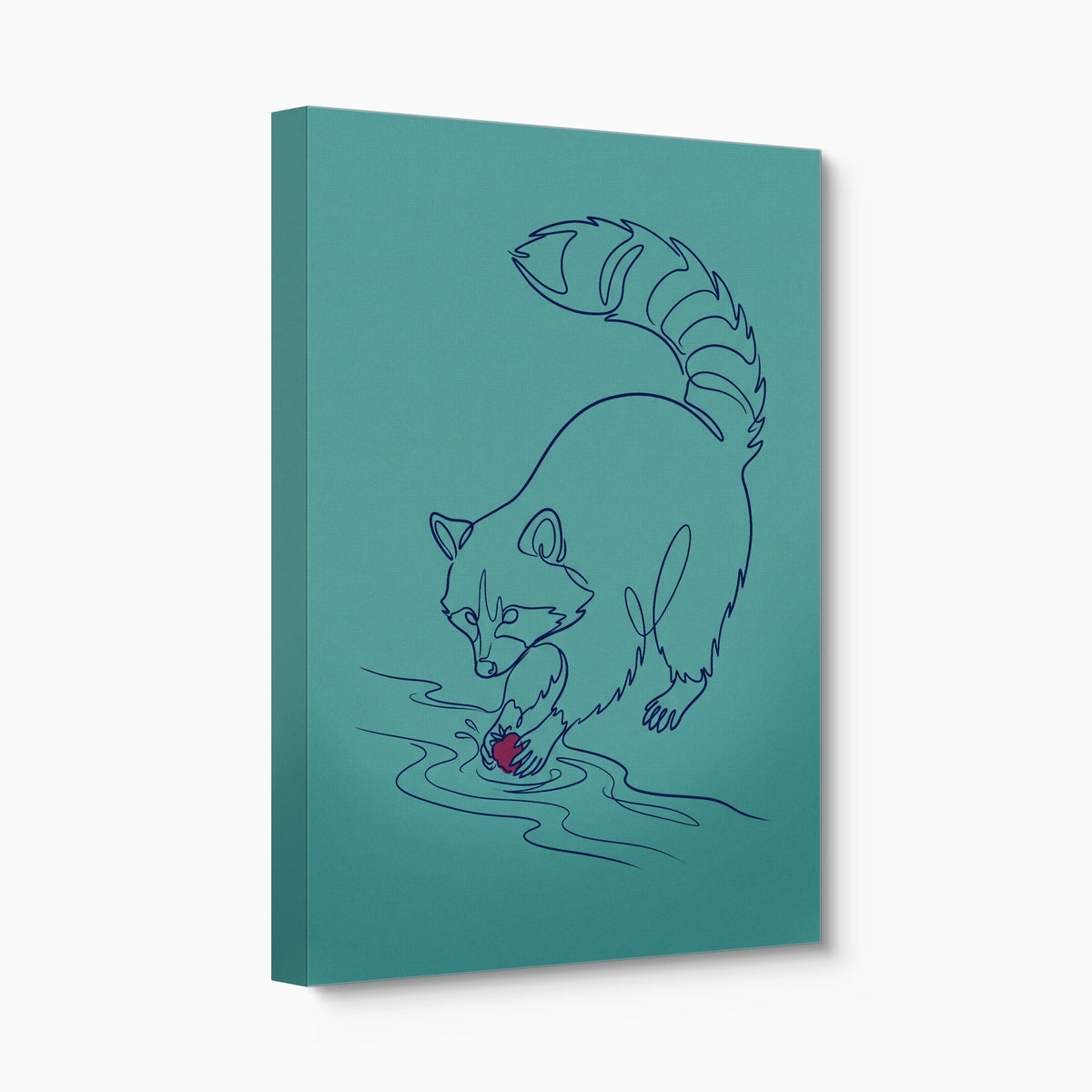 Raccoon Line Art - Luxury Wall Art
