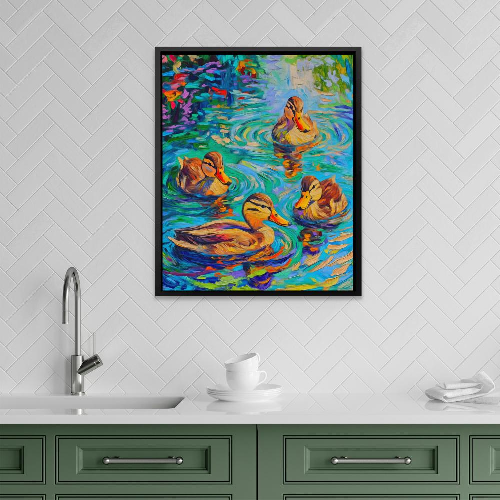 Radiant Ducklings - Luxury Wall Art