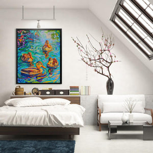 Radiant Ducklings - Luxury Wall Art