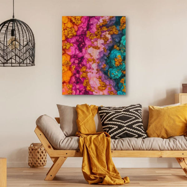 Rainbow Bloom in a room