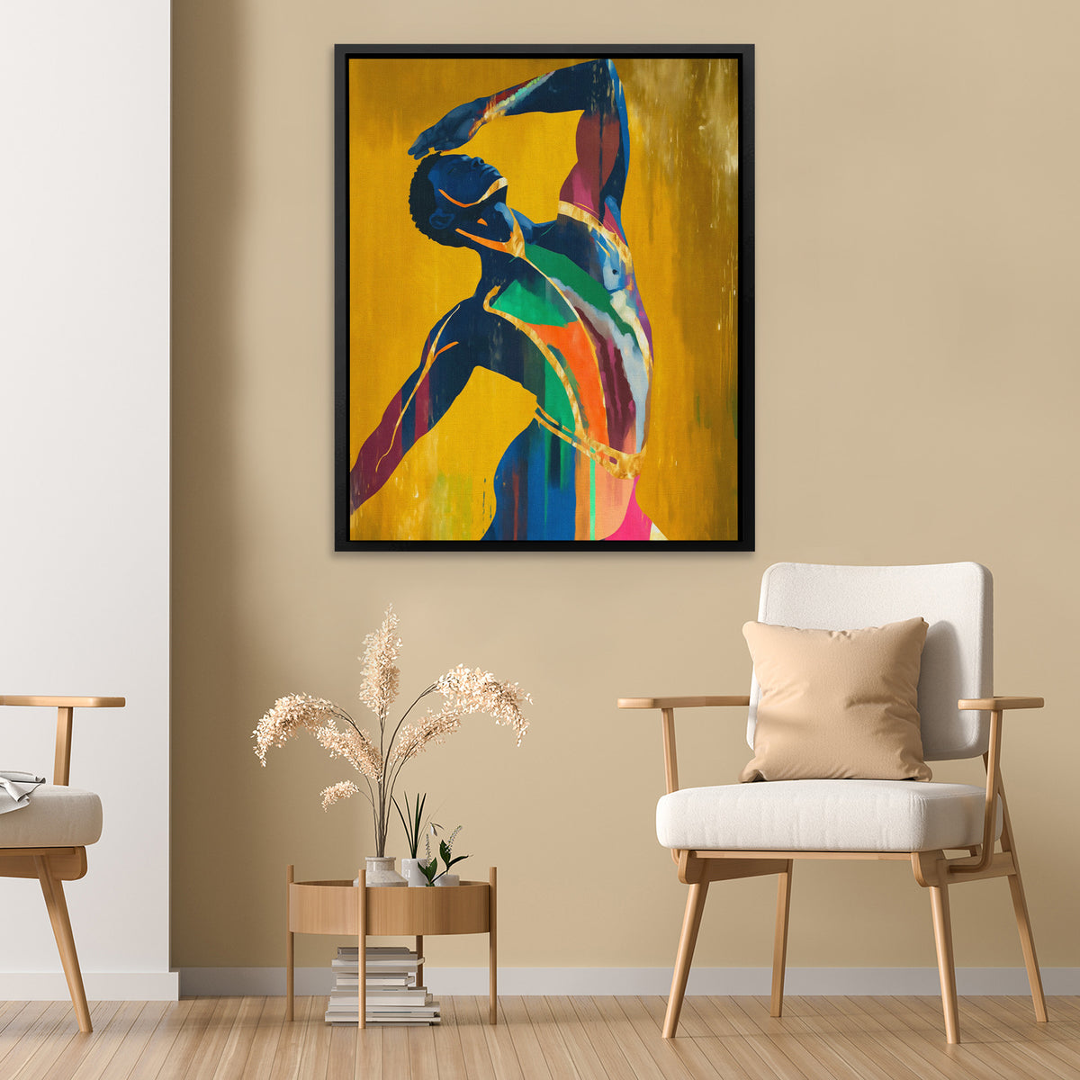 Rainbow Figure Dancing