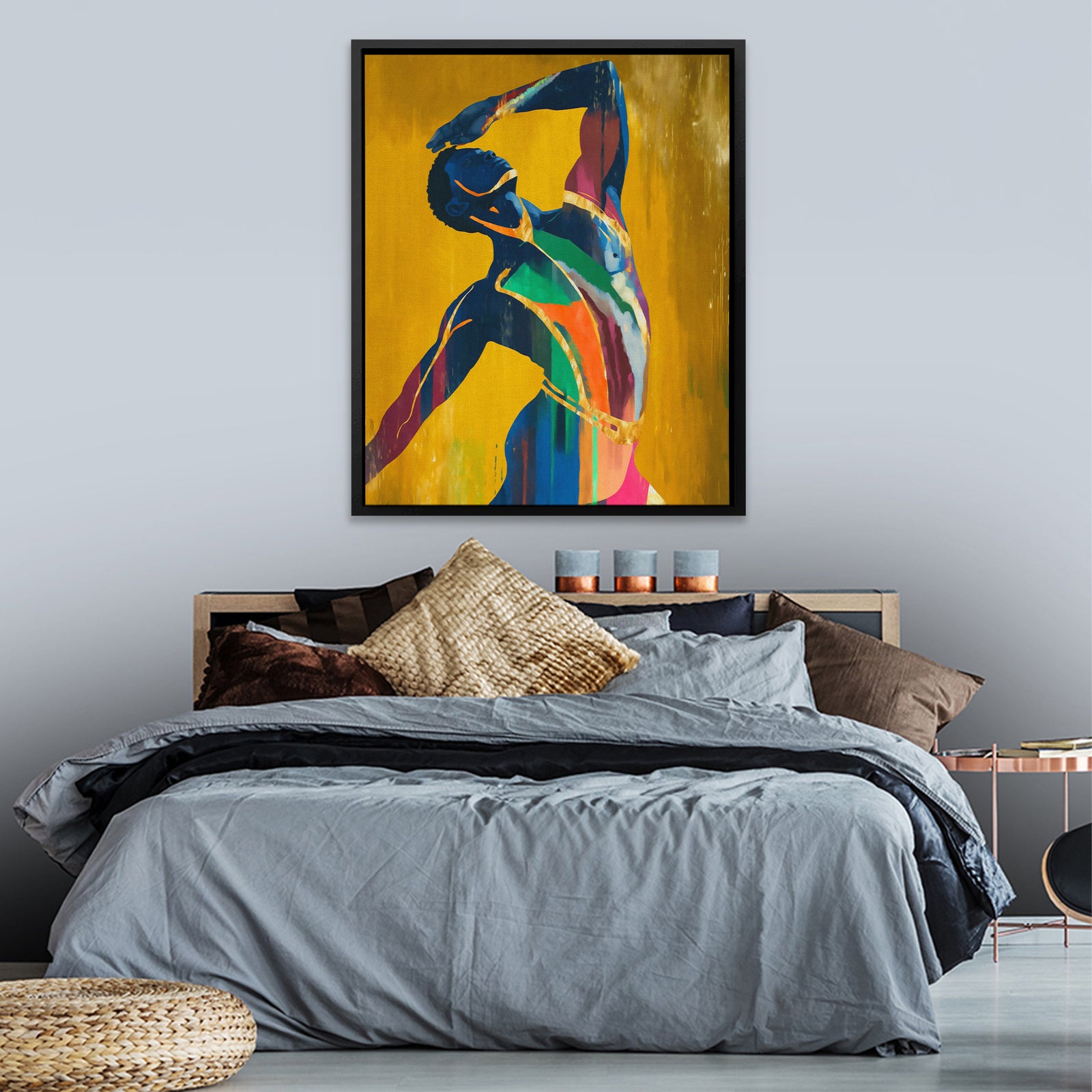 Rainbow Figure Dancing