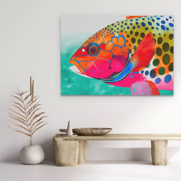 Rainbow Fish in a room