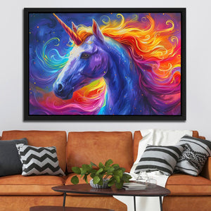 Rainbow Unicorn Magic - Luxury Wall Art