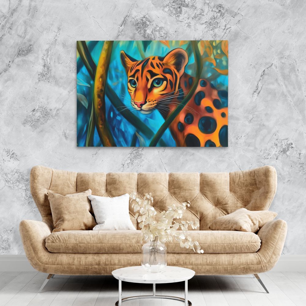 Rainforest Feline - Luxury Wall Art