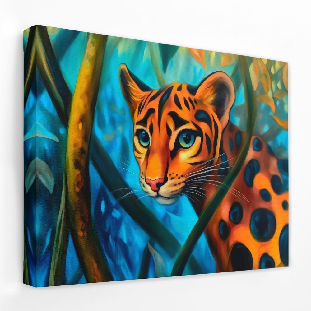 Rainforest Feline - Luxury Wall Art