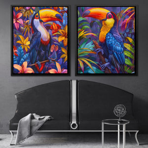 Rainforest Toucans - Luxury Wall Art