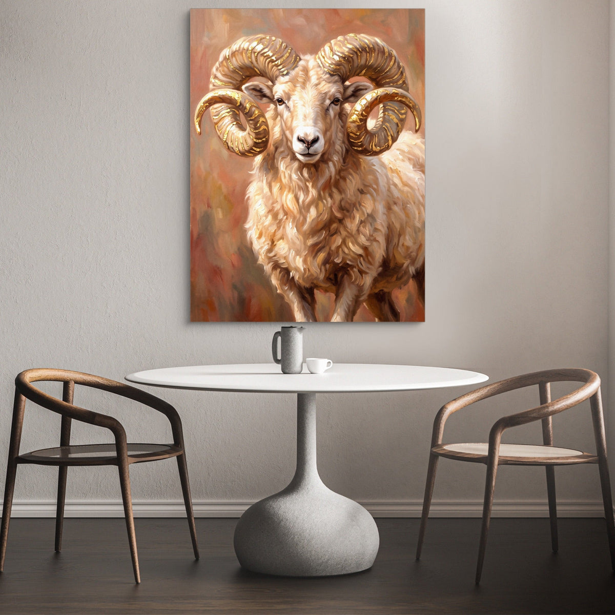 Ram Of The Badlands - Luxury Wall Art