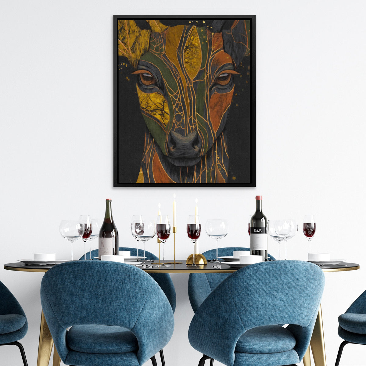 Ram's Cosmic Oracle - Luxury Wall Art