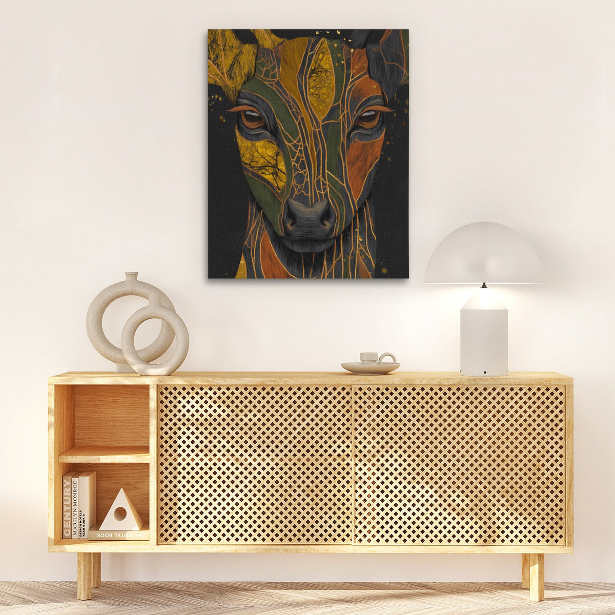 Ram's Cosmic Oracle - Luxury Wall Art