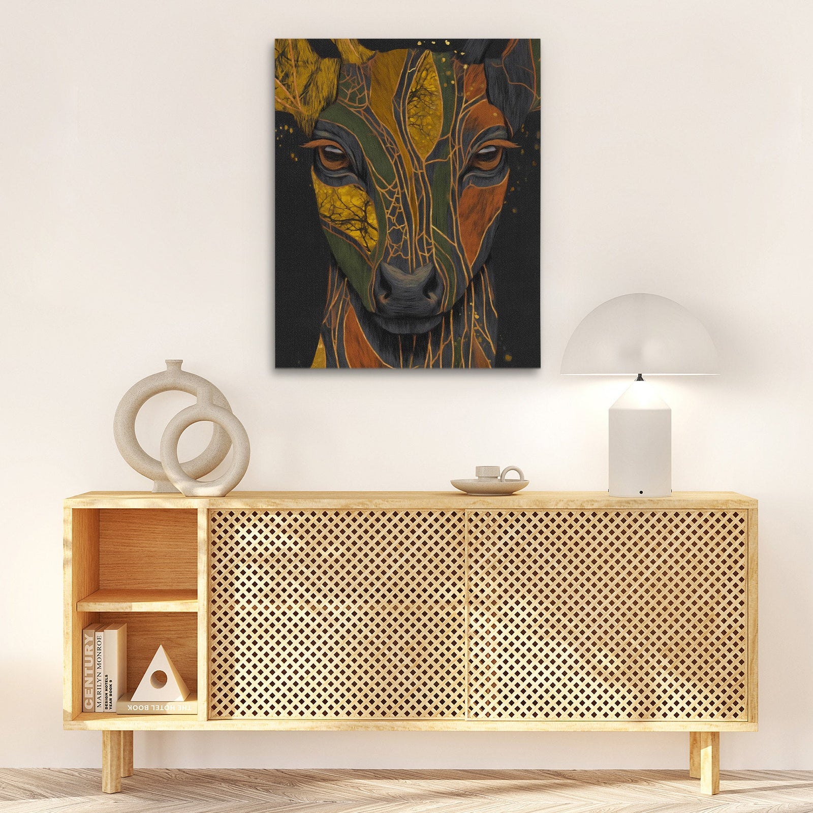 Ram's Cosmic Oracle - Luxury Wall Art