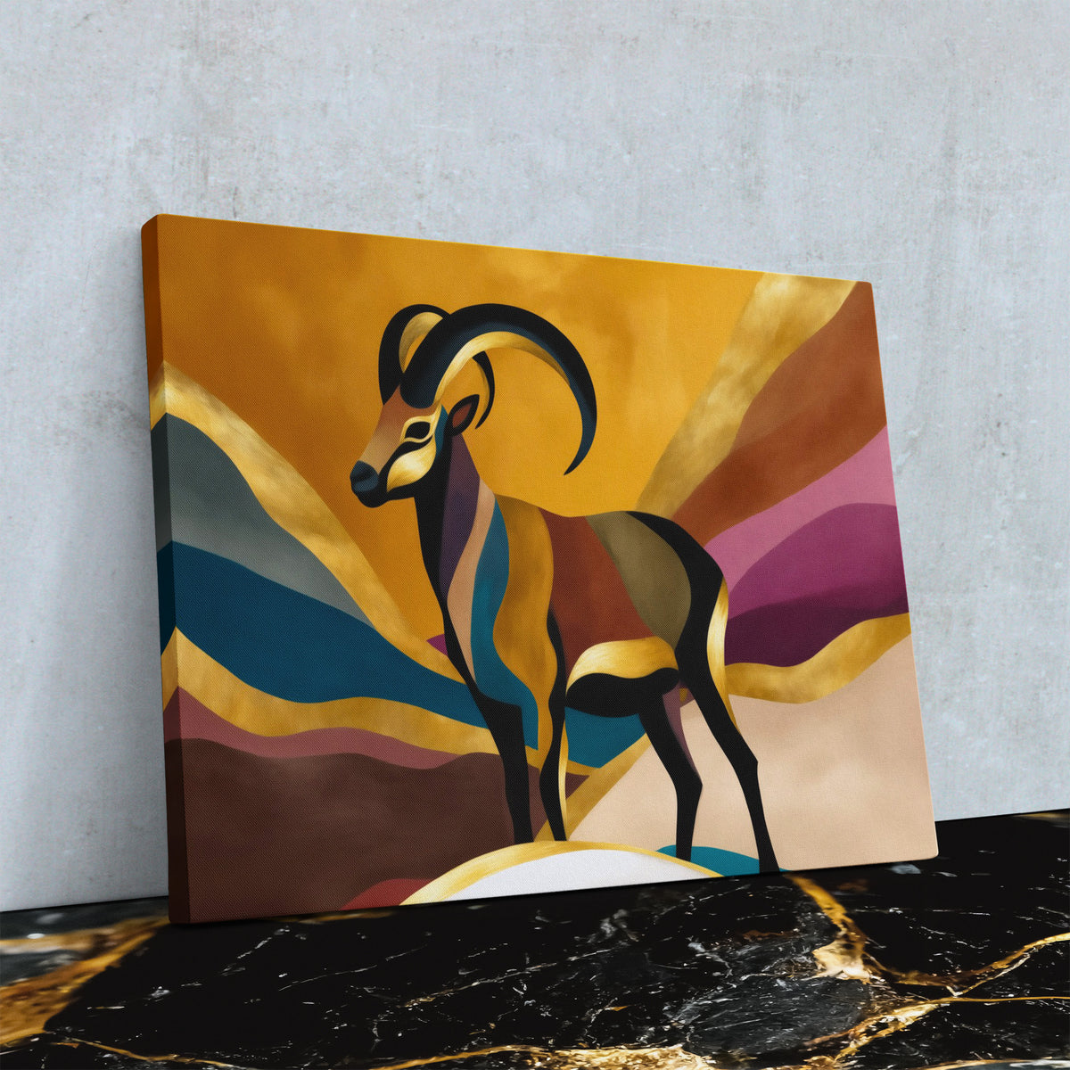 Rams Radiant Ascent - Luxury Wall Art