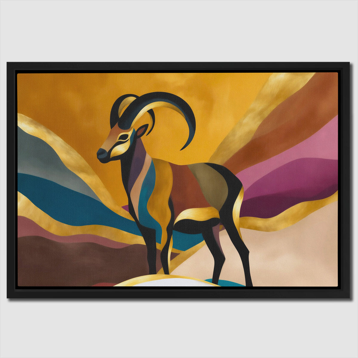 Rams Radiant Ascent - Luxury Wall Art