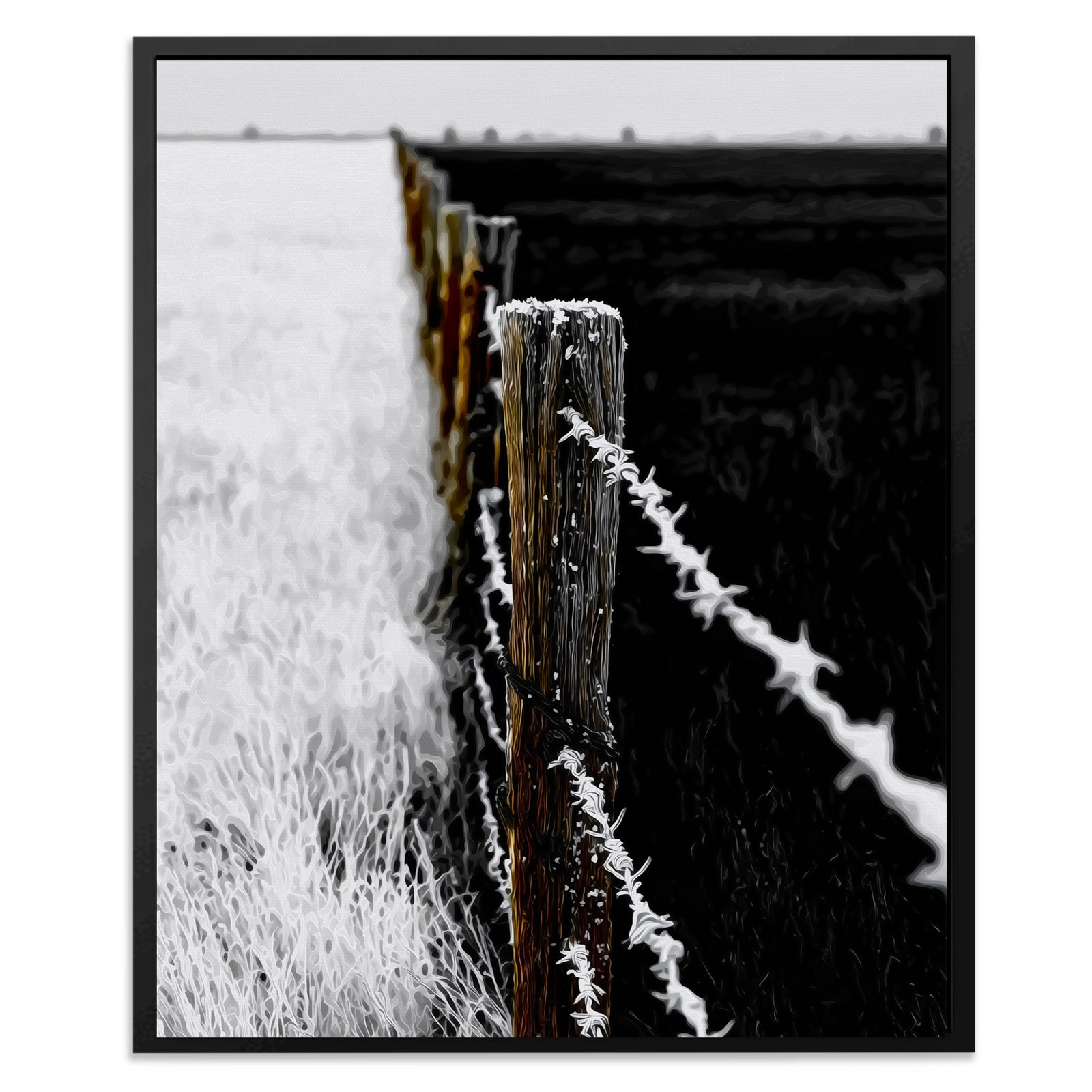 Ranch Fence Frosted — Ranch Fence Frosted Egypt Themed Room Port Angle 14