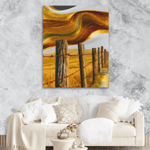 Ranch Fence Golden — Ranch Fence Golden Lux Couch Marble Walls 69