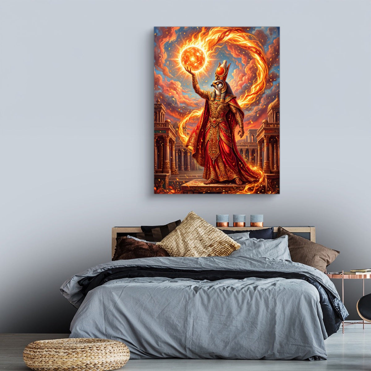 Ra's Fire Orb - Luxury Wall Art